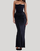 Lana | Strapless Elegant Maxi Dress